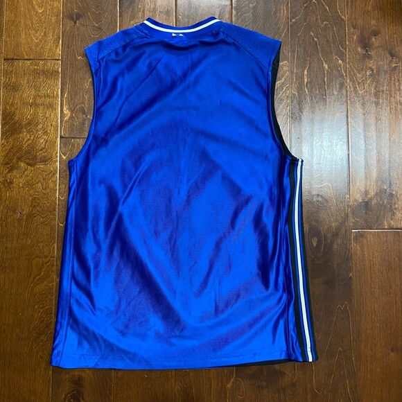 Shaq Dunkman Vintage Y2K Reversible Royal Blue Black Mesh Jersey Men's Medium - Picture 5 of 10